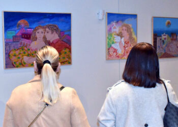 Έως 5/12 η Έκθεση Σταθόπουλου στην Κοβεντάρειο Δημοτική Βιβλιοθήκη (Φωτογραφίες)