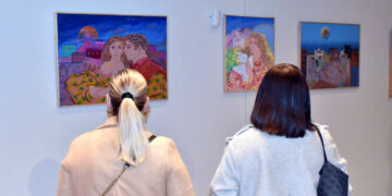 Έως 5/12 η Έκθεση Σταθόπουλου στην Κοβεντάρειο Δημοτική Βιβλιοθήκη (Φωτογραφίες)