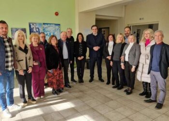 Επίσκεψη του Υπουργού Παιδείας Κυριάκου Πιερρακάκη, στο Πειραματικό Νηπιαγωγείο και Δημοτικό Σχολείο Φλώρινας