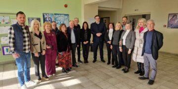 Επίσκεψη του Υπουργού Παιδείας Κυριάκου Πιερρακάκη, στο Πειραματικό Νηπιαγωγείο και Δημοτικό Σχολείο Φλώρινας