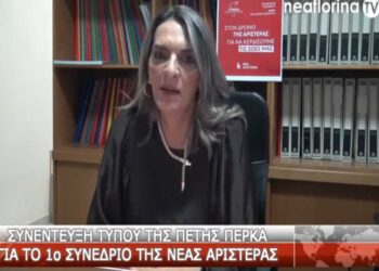 Πέτη Πέρκα: «Ο μαχητικός αριστερός λόγος είναι απαραίτητος για να αλλάξουν τα πράγματα για τη μεγάλη πλειοψηφία» (video)