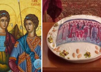 Ο εορτασμός των Αγίων Ταξιαρχών Αρχαγγέλων Μιχαήλ- Γαβριήλ, στο Ιερό Ναό Αγίου Στεφάνου Πτολεμαΐδας (ρεπορτάζ της Κούλας Πουλασιχίδου)