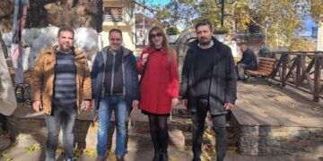 Επισκέψεις σε καταστήματα και επιχειρήσεις της Αιανής και της Λευκοπηγής από τον  συνδυασμό «Ανάπτυξης Επιμελητήριο»