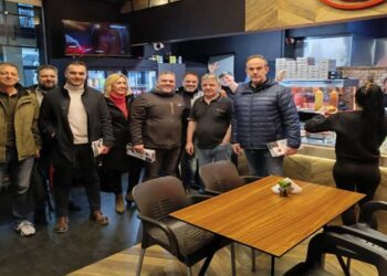 Επισκέψεις σε καταστήματα εστίασης και επιχειρήσεις του Τμήματος Υπηρεσιών στην Κοζάνη από τον συνδυασμό «Ανάπτυξης Επιμελητήριο»   