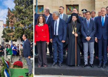 Ο ΥΜΑΘ Κωνσταντίνος Π. Γκιουλέκας στα Ελευθέρια της Σιάτιστας ως εκπρόσωπος της Κυβέρνησης