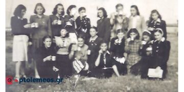 Μαθήτριες του Γυμνασίου Πτολεμαϊδος σε πρωινό “ρόφημα”, το 1947 – Από την στήλη του Γ. Καζαντζή στον ΠΑΛΜΟ