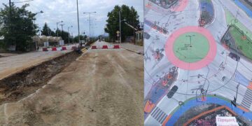 Δόθηκε σε κυκλοφορία το ρεύμα προς Κοζάνη στον κυκλικό κόμβο – Τελειώνουν οι εργασίες στην είσοδο της Πτολεμαΐδας