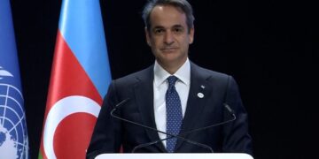 «Μειώσαμε τη συμμετοχή του λιγνίτη από το 50% στο 6%»- Η ομιλία Μητσοτάκη στη Διάσκεψη για το Κλίμα στο Μπακού