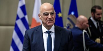 Ο Υπουργός Εθνικής Άμυνας, Νίκος Δένδιας, στα Ελευθέρια της Φλώρινας