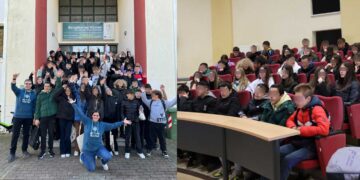 Οι μαθητές/τριες της Β’ τάξης του 3ου Γυμνασίου Φλώρινας στο Εκπαιδευτικό Κέντρο ΑΠΕ στον Φιλώτα