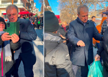 Ο Περιφερειάρχης στη Λαϊκή Αγορά της Κοζάνης