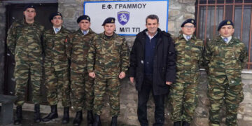 Σε Φυλάκια της περιοχής ο Αντιπεριφερειάρχης Καστοριάς για Ανταλλαγή Ευχών