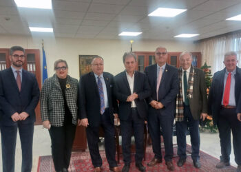 Συνάντηση Γ. Αμανατίδη με στελέχη της Ahepa Hellas HJ-15 Ioannis Trantas