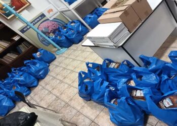 Ο «Καλός Σαμαρείτης» μοίρασε σχεδόν 4 τόνους τρόφιμα με τα Χριστουγεννιάτικα δέματα