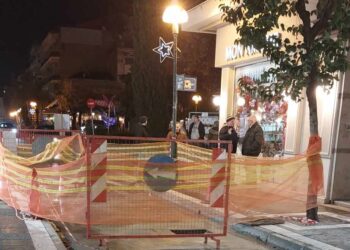 Πτολεμαΐδα: Έργα επί της οδού Βασ. Κωνσταντίνου, στο ύψος με την οδό Νοσοκομείου