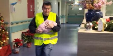 “Το μωρό, το μωρό”: Η άσκηση αρπαγής μωρού στο Νοσοκομείο Λευκάδας που έγινε viral (video)