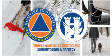 Μέτρα προστασίας από παγετό και χιονοπτώσεις από τον Δήμο Φλώρινας