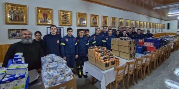 Διανομή δεμάτων με είδη διατροφής από τον Ιερό Ναό Αγίας Σκέπης Πτολεμαΐδας! (της Κούλας Πουλασιχίδου)
