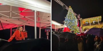 Ξεσήκωσε τη Σιάτιστα η Lila στο άναμμα του Χριστουγεννιάτικου Δέντρου (Βίντεο)