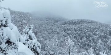 Νέα Κοτύλη Καστοριάς: Η Βασίλισσα του Χιονιού! (Μαγικές εικόνες σε video)