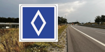 Ο ρόμβος είναι η νέα πινακίδα που έρχεται στους δρόμους -Τι σημαίνει, τι πρέπει να κάνεις όταν τη δεις