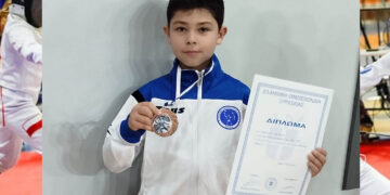 Χάλκινος ο Πτολεμαϊδιώτης Παρασκευάς Καπνόπουλος σε Πανελλήνιο Κύπελλο ξίφους