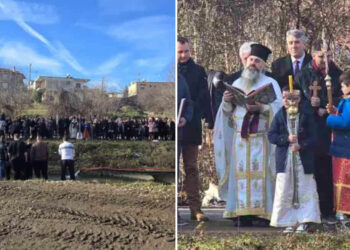 Πύργοι Εορδαίας: Ο καθαγιασμός των υδάτων για τα Θεοφάνεια (Βίντεο)