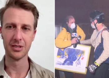 Λος Άντζελες: Αυτός είναι ο άνδρας που έσωσε πίνακα του Φασιανού στις πυρκαγιές – Του τηλεφώνησε η κόρη του ζωγράφου