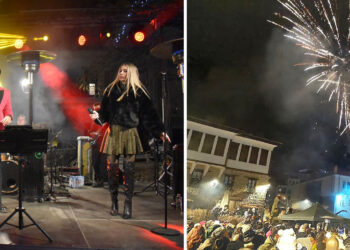 Μαγευτική  ήταν η βραδιά για την υποδοχή του 2025 στην Καστοριά (Φωτογραφίες)