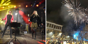 Μαγευτική  ήταν η βραδιά για την υποδοχή του 2025 στην Καστοριά (Φωτογραφίες)