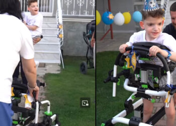 Ο μικρός Τρύφωνας στάθηκε όρθιος χάρη στην αγάπη της Πτολεμαΐδας (Βίντεο)