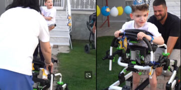 Ο μικρός Τρύφωνας στάθηκε όρθιος χάρη στην αγάπη της Πτολεμαΐδας (Βίντεο)