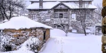 Νυμφαίο Φλώρινας στα λευκά!