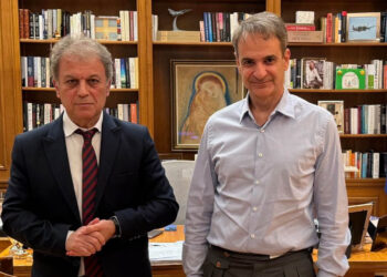 Στο Μαξίμου με Μητσοτάκη ο Αμανατίδης: “Προτεραιότητα για την κυβέρνηση η Δ. Μακεδονία”