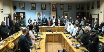 Ο Γιάννης Λιάσης κέρδισε το φλουρί στην κοπή βασιλόπιτας του Δημοτικού Συμβουλίου Αμυνταίου