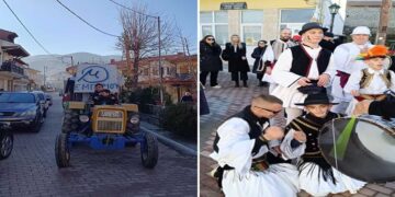 Αναβίωσε το δρώμενο  «Κοκόνες, Γκέγκηδες και Εσκάρηδες» στο Εμπόριο Εορδαίας Ανήμερα της Πρωτοχρονιάς