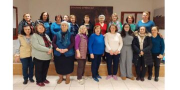 Την παραδοσιακή τραχανόπιτα με φλουρί έκοψε το τμήμα Γυναικών του Πολιτιστικoύ Συλλόγου Ερμακιάς “ΤΟ ΦΡΟΥΡΙΟ”