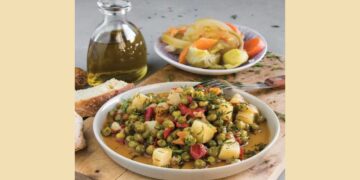 Αρακάς με πιπεριές Φλωρίνης από την Cantina του protothema.gr