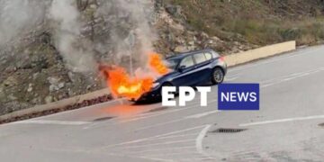 Καστοριά: “Λαμπάδιασε” ΙΧ αυτοκίνητο στην περιοχή Χλόη