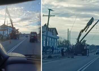 Χωρίς ρεύμα μέρος του Αμυνταίου από πεσμένη κολώνα της ΔΕΗ