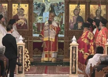 Με την παρουσία του Σεβασμιωτάτου Μητροπολίτου κ.κ.Ειρηναίου ο εορτασμός του Αγίου Ευγενίου Τραπεζουντίου στον Ιερό Ναό Κοιμήσεως της Θεοτόκου Κομνηνών! (της Κούλας Πουλασιχίδου)