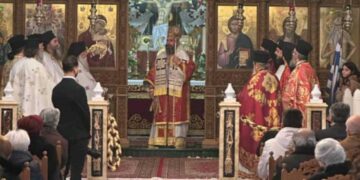 Με την παρουσία του Σεβασμιωτάτου Μητροπολίτου κ.κ.Ειρηναίου ο εορτασμός του Αγίου Ευγενίου Τραπεζουντίου στον Ιερό Ναό Κοιμήσεως της Θεοτόκου Κομνηνών! (της Κούλας Πουλασιχίδου)