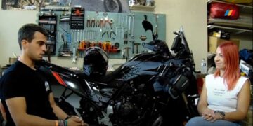 Ο Βαγγέλης Κερασιώτης από την Λευκοπηγή Κοζάνης, σε μια συνέντευξη για το περιπετειώδες ταξίδι του στην Τυνησία, με παρέα δύο φίλους και τις μηχανές τους