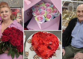 Πανέτοιμη η αγορά της Πτολεμαΐδας με τα Ζαχαροπλαστεία, τα Ανθοπωλεία και τα Είδη Δώρων, για  τη γιορτή του Αγίου Βαλεντίνου! (ρεπορτάζ  της Κούλας Πουλασιχίδου)