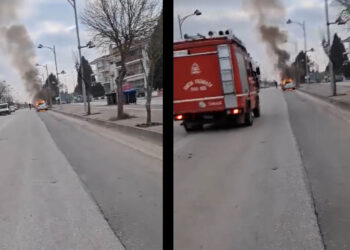 Πτολεμαΐδα: Αυτοκίνητο τυλίχθηκε στις φλόγες στο δρόμο προς Περδίκκα (Ανανέωση: Δύο βίντεο από το συμβάν)