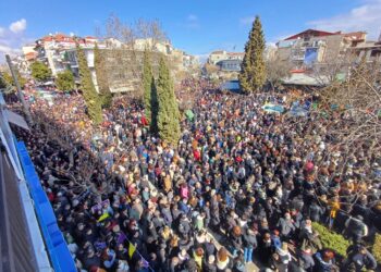 Από ψηλά η συγκλονιστική διαδήλωση- Νέες φωτο και βίντεο από τη συγκλονιστική διαδήλωση της Πτολεμαΐδας