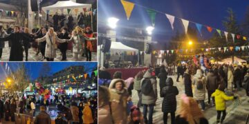 Πτολεμαΐδα: Πολύ κέφι και χορός στο αποκριάτικο γλέντι των πολιτιστικών συλλόγων στην κεντρική πλατεία