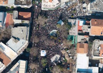 Νέες Φωτογραφίες από drone: Από ψηλά η μεγάλη συγκέντρωση της Πτολεμαΐδας