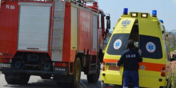 Φλώρινα: Πυρκαγιά σε μονοκατοικία – Στο νοσοκομείο προληπτικά δύο γυναίκες