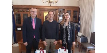 Στο Επιμελητήριο Κοζάνης η Εμπορική Ακόλουθος του Προξενείου της Τουρκίας στη Θεσσαλονίκη Gulcan Iren